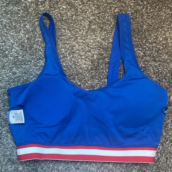 Pink Lily 2 Piece Swimsuit Sports Bra Type Top Bottoms Under Attached Skirt NWOT - Picture 4 of 10